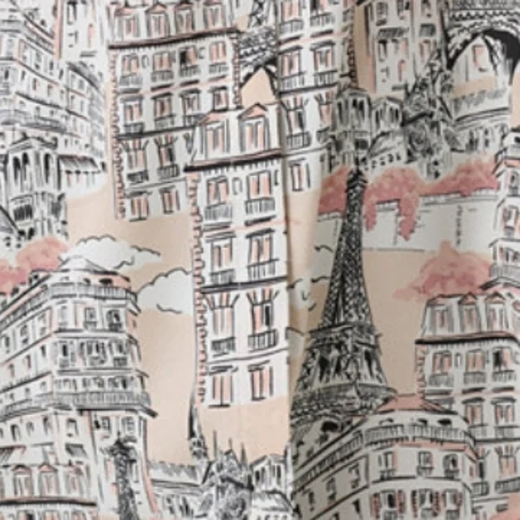 Women's Printed Button-Up Shirt - Picture 4 of 5